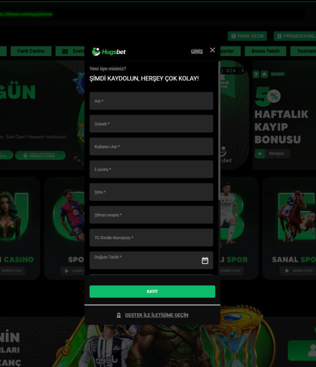 hugsbet kayıt